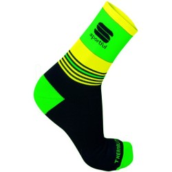 тёплые носки Sportful Arctic 13 Socks жёлто-зелено-чёрные